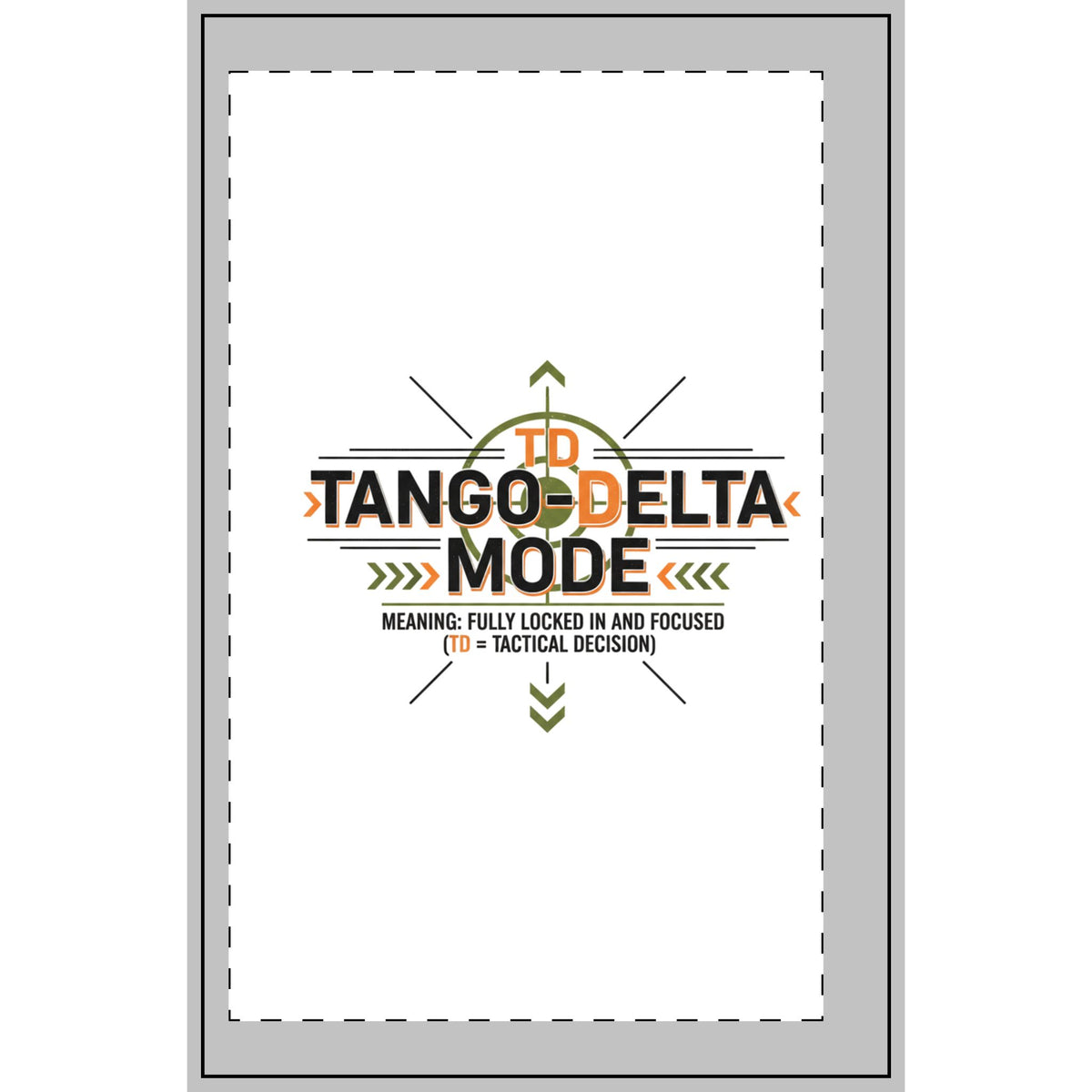 Spiral Notebook — "Tango-Delta Mode" Tactical Dotted Journal