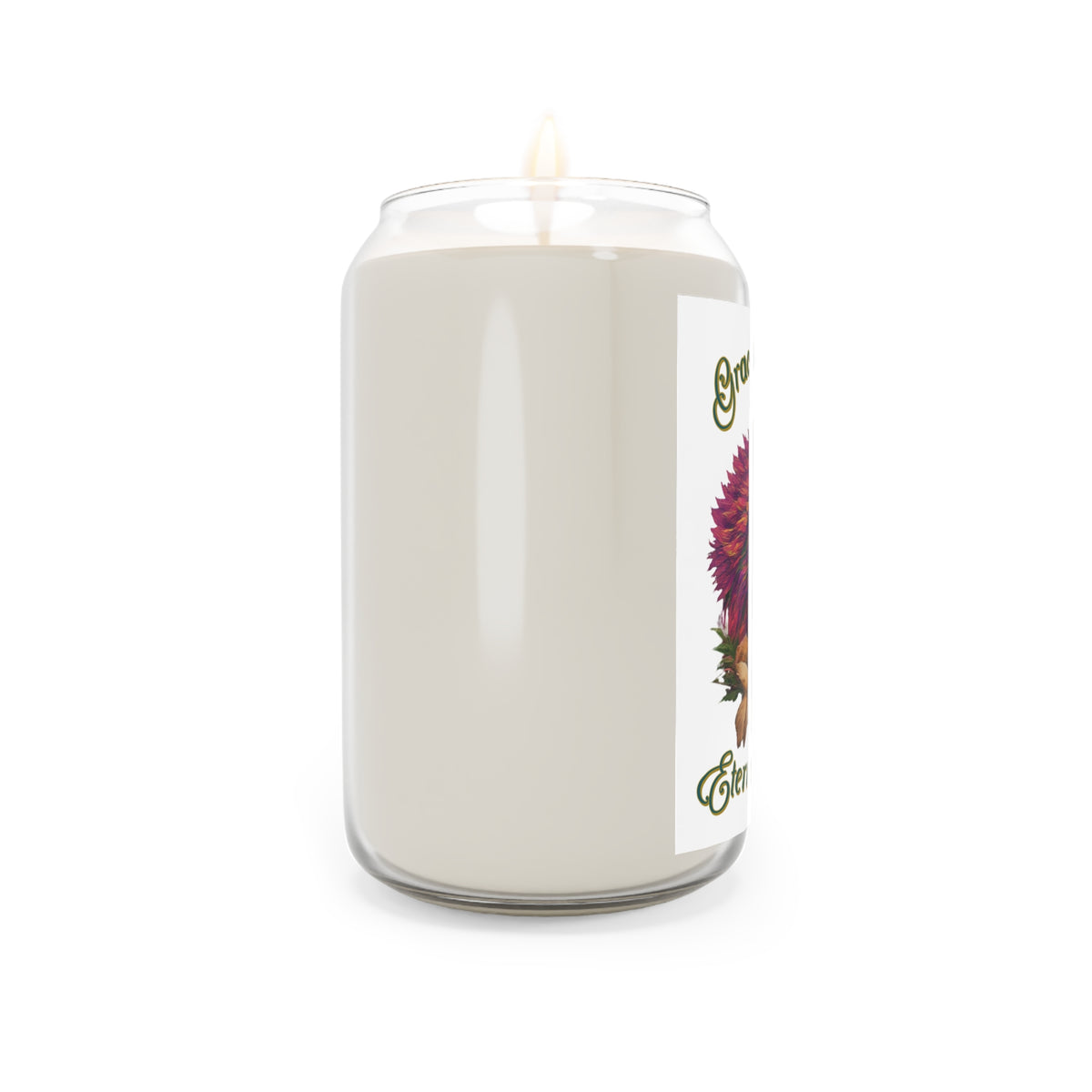 Soy Candle — "Gracefully Bold, Eternally Gold" Floral Goddess Scented Candle (13.75 oz)