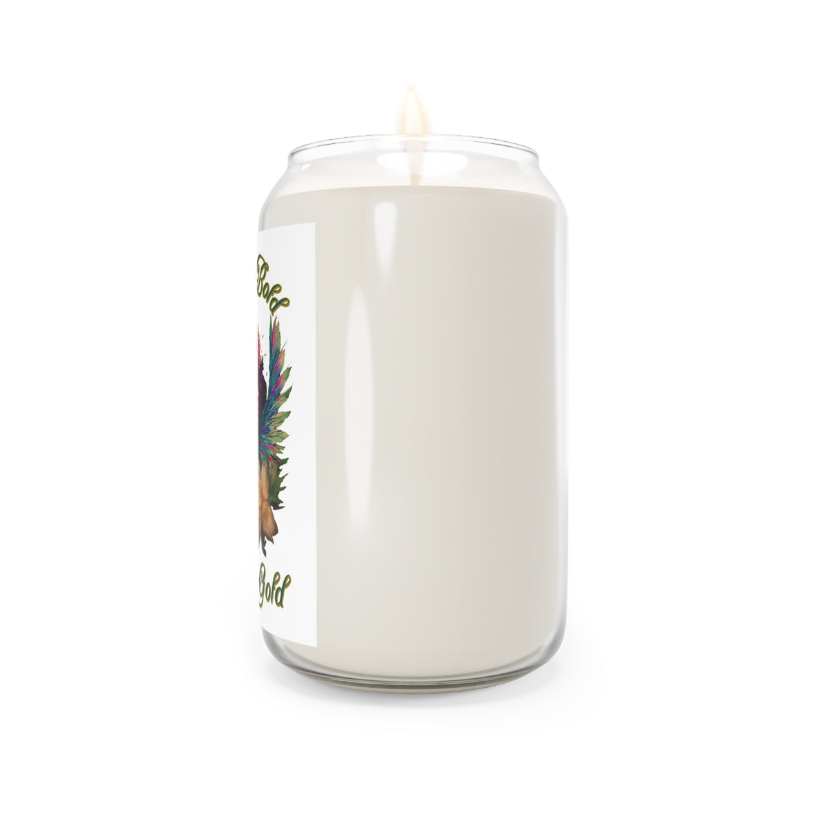 Soy Candle — "Gracefully Bold, Eternally Gold" Floral Goddess Scented Candle (13.75 oz)