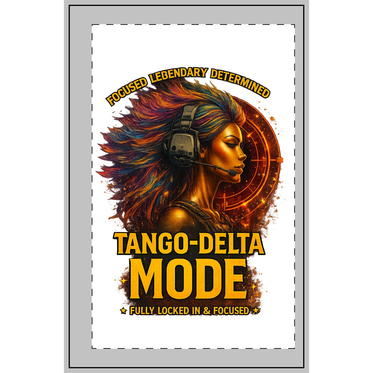 Spiral Notebook — "Tango-Delta Mode" Tactical Dotted Journal