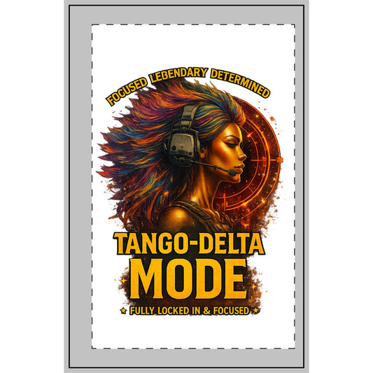 Spiral Notebook — "Tango-Delta Mode" Tactical Dotted Journal